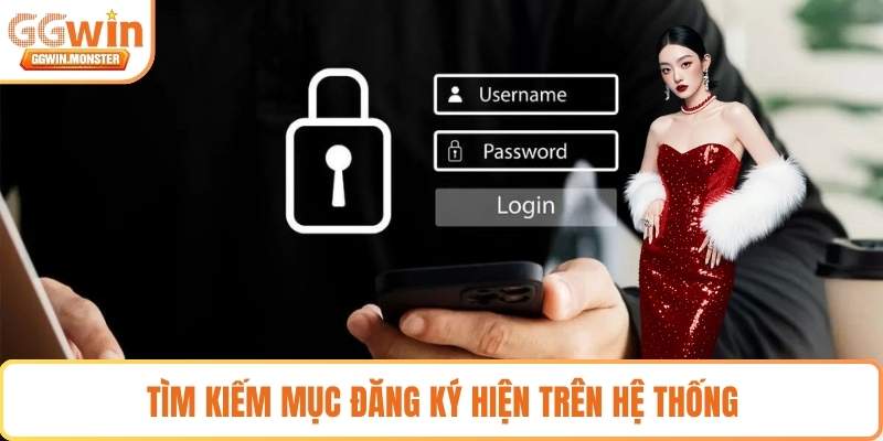 Tìm kiếm mục đăng ký hiện trên hệ thống